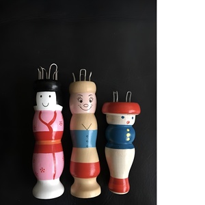 Elegant French Knitting <b>Tool</b> Diy Knitting Dolly Spool Clutch Wood Loom <b>Toy</b> for Children Daughter Grandkid Making Bracelets Craft - Product Image 3