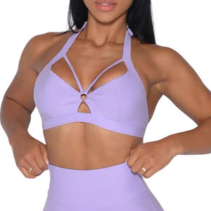 Sujetador deportivo de nailon Spandex de secado rápido, ropa deportiva de alta calidad, sujetador Atlético transpirable personalizable para mujer - Product Image 3