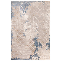Tapis Lynosse P1150 Vert Doux Moderne Anti-allergique à Poils Moyens, Tissé à la Machine avec Franges, pour Salon, Couloir, Chambre d'Enfant, Cuisine