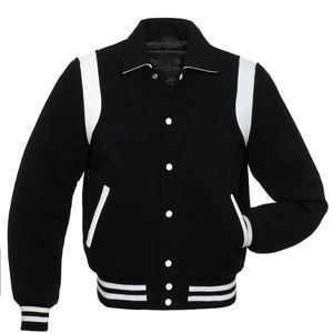 Veste universitaire prix de gros fabriquée sur mesure au Pakistan fabrication faite avec logo veste de grande taille bon marché de haute qualité - Product Image 2