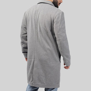 Manteau long de meilleure qualité pour hommes, grande personnalité, 400GSM, sortie d'usine, vêtements de rue, design personnalisé et couleur pour hommes - Product Image 5