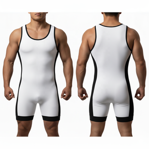 Nouveauté : Singlet de musculation pour homme en polyester de haute qualité, vêtements de sport personnalisés pour la lutte - Product Image 1