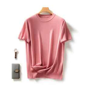 Camiseta de algodón 100% de alta calidad personalizable OEM Camiseta informal de manga corta de gran tamaño Patrón de impresión sólido bordado Bueno - Product Image 3