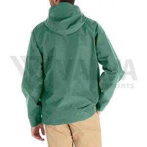 Men's Lightweight Waterproof Pullover Hooded <b>Rain</b> <b>Jacket</b> Breathable Canvas Standard <b>Plus</b> <b>Size</b> Stylish High Street for Winter - Product Image 3