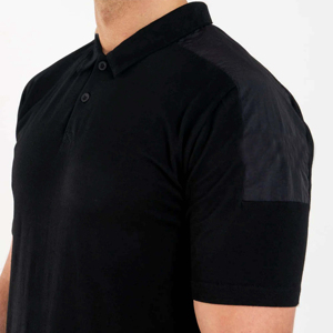 Chemises polo à manches courtes de haute qualité en coton 100% respirant avec logo personnalisé, broderie de logo, jersey tricoté - Taille plus, uni - Product Image 4