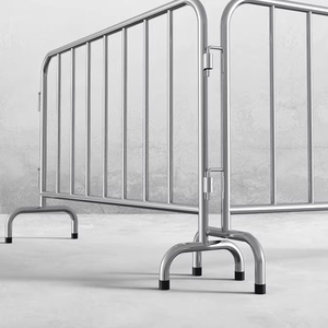 Barrières de contrôle des foules en métal, barrières imbriquées, barricade piétonne - Product Image 6