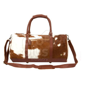 Premium Cowhide <b>Leather</b> Duffel <b>Bag</b> Handcrafted Travel <b>Bag</b> for <b>Men</b> and Women Classic Cowhide <b>Leather</b> <b>Weekend</b> Duffle <b>Bag</b> - Product Image 1