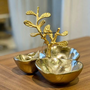 ชามตกแต่งงานทำมือสุดสร้างสรรค์ทำจากทองเหลืองและสแตนเลสทรงกลมเคลือบเงาขัดเงา - Product Image 6