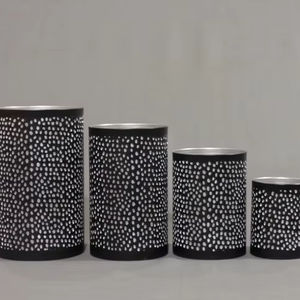 Iron Handmade Home Decor Table Top Decor Christmas Votive <b>Candle</b> <b>Pillar</b> Holder Stand Wedding Decorative Gift Item Etching Work - Product Image 1