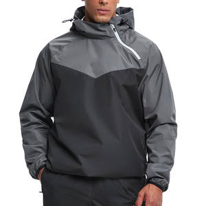 Chándales personalizados para correr, entrenamiento para correr, cremalleras frontales, impresión personalizada de alta calidad y bordado, chándal de talla grande para hombres - Product Image 5