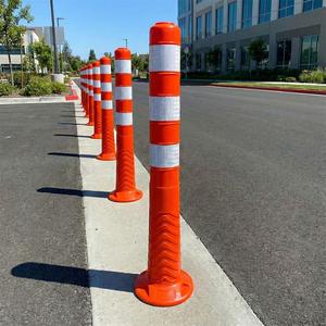 Delineateur EKO 73 x 7,5 cm en PVC flexible, borne de signalisation routière pour autoroute et parking, produit de Dubaï - Product Image 1