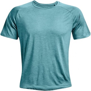 Camiseta cómoda de media manga para hombre, logotipo elegante, 100% poliéster, Color personalizado, forro de moda de alta elasticidad, transpirable Plus - Product Image 1