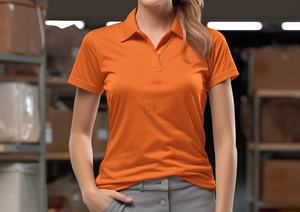 Polos pour femmes Impression par sublimation Streetwear Coton Vêtements décontractés s Séchage rapide Transport de l'humidité Respirant - Product Image 6