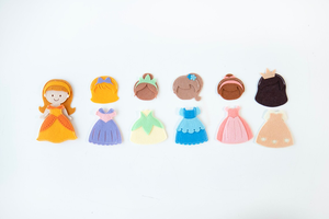 Superventas DIY princesa Dress-Up Montessori juguetes divertido fieltro ocupado libro niño educación temprana regalo educativo niños personalizados - Product Image 5