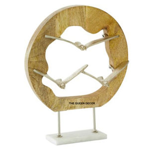 Best Selling Aluminum Metal 3 Different Size & Shape Gold Antique Finish Shinny Polish Decorative Sculpture <b>Desk</b> Table Top - Product Image 4