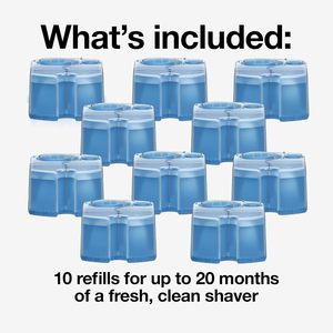 Braun Clean & Renew Refill Cartridges CCR, Replacement <b>Shaver</b> Cleaner Liquid Solution for Clean&Charge System, Pack of 10 - Product Image 6