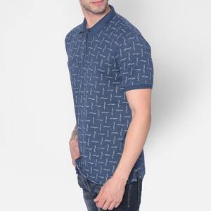 Polos de algodón HY 100%, polos hechos a medida, camiseta de Golf en blanco, logotipo de aduana, moda, teñido liso, informal, de punto, para hombre - Product Image 4