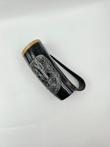 แก้วมักรูปเขาควายเป็นมิตรกับสิ่งแวดล้อมของแท้ภาชนะใส่เครื่องดื่มที่ทันสมัยสำหรับเป็นของขวัญและของสะสมโดยงานฝีมือเสี้ยว - Product Image 3