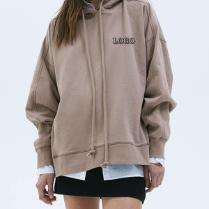 Taux d'usine à la mode 2025 hiver surdimensionné femmes sweats à capuche et sweats/nouveau personnaliser Design élégant meilleurs sweats à capuche pour les femmes - Product Image 1