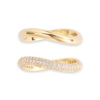 Einzigartiger 18K Vergoldeter Brillantschliff Diamant Klassischer IGI-Zertifizierter Verlobungsring Edelstahl Gravierte Eheringe für Frauen