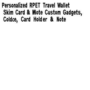 Portafoglio da Viaggio Personalizzato in RPET, Porta Carte e Banconote, Gadget Personalizzati - Product Image 3
