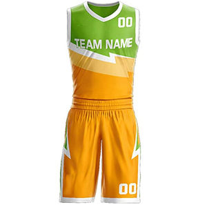 Uniforme de Baloncesto de Poliéster de Alta Calidad, Secado Rápido, Impresión por Transferencia de Calor, Logotipo Personalizado, Ropa Deportiva Transpirable sin Mangas - Product Image 2