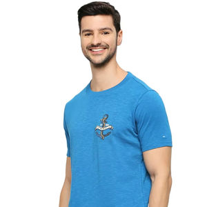 100% algodón de talla grande para hombre, Camiseta con cuello redondo de gran tamaño, secado rápido, transpirable, impresión Digital personalizada, Logo, liso, 230 GSM - Product Image 1