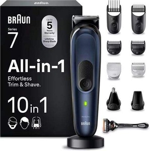 10 in 1 All in 1 <b>Trimmer</b> Shaver Set Wet and Dry Beard Body <b>Hair</b> Clipper with Guide Comb <b>Nose</b> <b>Hair</b> <b>Trimmer</b> - Product Image 3