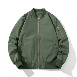 Automne hommes Bomber vestes décontracté vêtements d'extérieur pour hommes polaire épais chaud coupe-vent veste hommes Baseball manteaux vêtements - Product Image 5