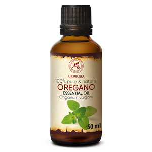 Aromatika Huile Essentielle d'Origan 100% Pure 50ml Distillée à la Vapeur, Origine Turquie, pour Soins des Peaux à Problèmes, des Cheveux et du Corps - Product Image 1