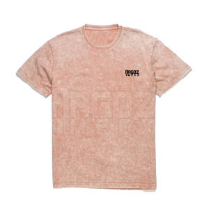 T-shirts OEM sur mesure 100% coton délavés à l'acide vente en gros de vêtements pour hommes à bas prix - Product Image 1