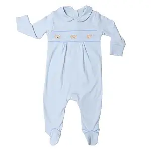 Bebé recién nacido footie niños mono bebé footie diseño impreso bebé traje de cuerpo completo niños mameluco