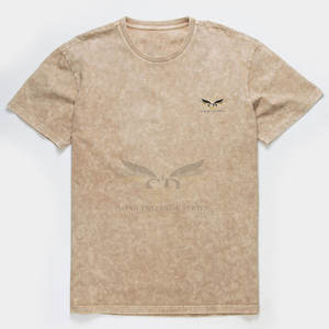 Utilisation en extérieur Nouveau design T-shirts délavés à l'acide pour hommes Vente en gros T-shirts délavés à l'acide à séchage rapide à la mode - Product Image 1