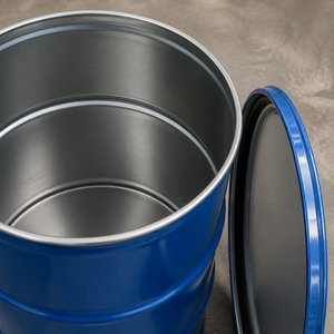 ถัง HDPE สำหรับนมแบบหนาพิเศษ พร้อมก๊อกน้ำ ฝาปิดแบบถอดได้ สีฟ้าเคลือบด้าน พิมพ์ออฟเซ็ต/ซิลค์สกรีน ขนาด 20-100 ลิตร - Product Image 3
