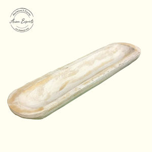 Elegant Natural Marble Tray for Stylish Home <b>Decor</b> and Functional Serving/Display for Parties - Product Image 1