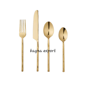 Juego de Cubiertos de Acero Inoxidable con Acabado Espejo y Baño de Oro, Estilo Moderno para Fiestas y Cocina, Precio de Fábrica Directo - Product Image 6