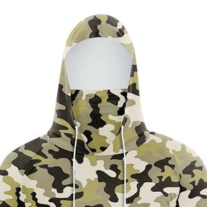 Camisa de Pesca con Capucha y Manga Larga para Hombre, Camuflaje, Protección Solar UPF 50, Material de Poliéster/Spandex, Ropa Deportiva para Pesca al Aire Libre - Product Image 6