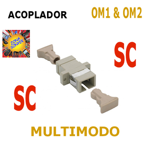 Acoplador de Fibra Óptica Multimodo OM2 SC - Product Image 1