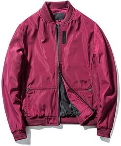 Chaqueta Bomber de Lona Personalizada para Hombre, Estilo Urbano, Corte Ajustado, 100% Poliéster, con Bordado, Nuevo Diseño, Venta al Por Mayor - Product Image 5