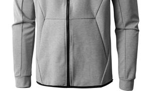 Venta al por mayor de los hombres 100% algodón de peso pesado 400G cremallera con capucha Regular Fit Casual Streetwear Oversized XXS sudaderas para el invierno - Product Image 6