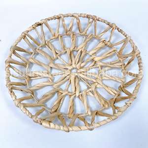 Handmade Natural Water Hyacinth <b>Round</b> <b>Placemat</b> for Home Decor and Daily Use for Kitchen and Living Room Table Decoration - Product Image 4