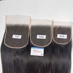 ¡Pelo de lujo 2025! Extensiones de cabello de alta calidad Precio barato Extensiones de cierre de encaje Fácil de aplicar con muchas texturas - Product Image 3