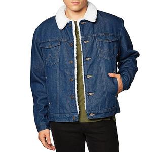 Chaqueta vaquera extragrande con estampado personalizado, chaqueta vaquera de algodón 100% para hombre, chaqueta vaquera sólida para hombre - Product Image 1