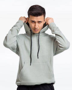 Sudadera con Capucha Informal para Hombre, Ligera, de Forro Polar, con Bolsillo Delantero, Ajustable, Corte Holgado, Elegante, Suave, para Uso Diario - Product Image 4