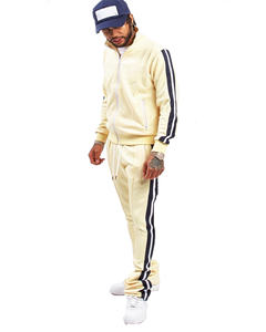 Pantalon de survêtement moulant en coton blanc pour homme, vêtement de course à pied, en polyester uni, avec logo personnalisé - Product Image 6