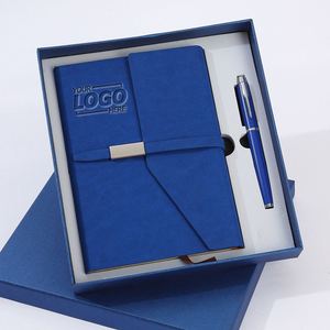 ชุดของขวัญสำหรับผู้บริหาร: ปากกาโลหะพรีเมี่ยมและสมุดโน้ต A5พร้อมตะขอ-ของขวัญขององค์กรที่สมบูรณ์แบบ - Product Image 1