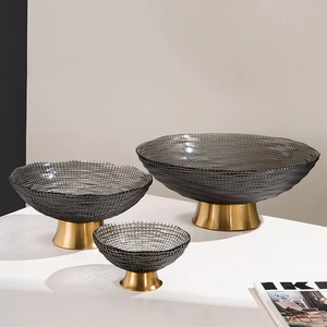 Elegante Tazón para Servir en Casa, Hotel o Restaurante, Tazón para Frutas de Mármol y Metal Color Plata, Tazón Moderno para Ensaladas, Sopas y Platos - Product Image 4