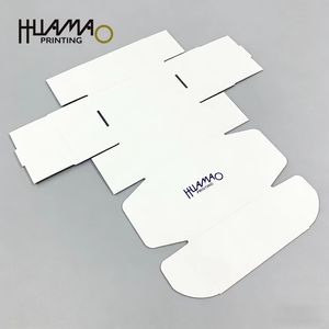 Recyclable <b>White</b> Shipping <b>Boxes</b> Custom Printed Logo Corrugated Box Recycled Material Designed for perfume lipstick packaging - Product Image 3