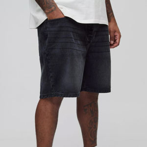 Short en jean personnalisé pour hommes de couleur unie Street Wear/Short en jean personnalisé de haute qualité vintage pour hommes d'été - Product Image 1