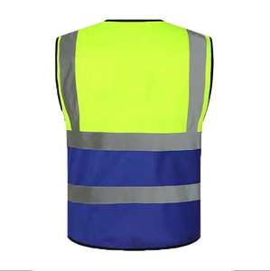 Logotipo personalizable Chaleco de seguridad de verano de alta visibilidad Ropa de trabajo al aire libre Alta visión Reflectante Impermeable A prueba de viento Transpirable Secado rápido - Product Image 4